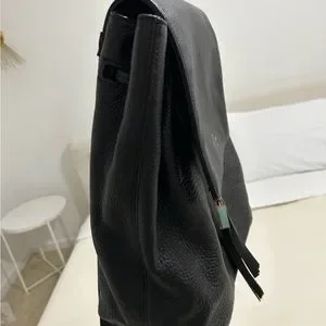 Kate Spade Cinch Backpack Pebbled Leather Kate Spade Wilder Grey Street Backpack Style with Drawstring  main image 2